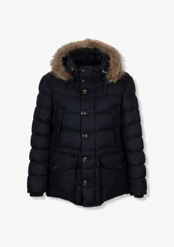 몽클레어 디테처블 후디드 울블랜드 자켓